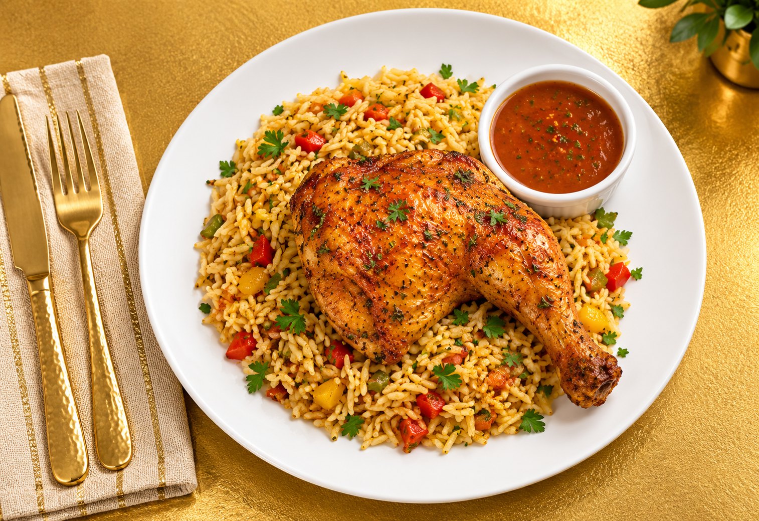 Spiced Chicken Kabsa